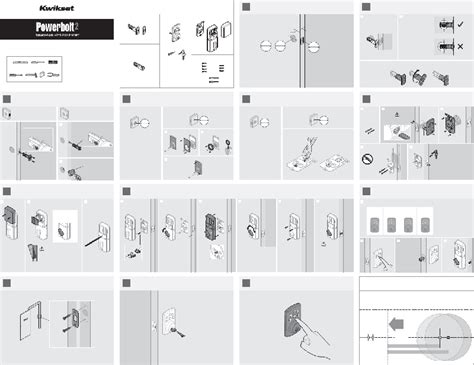 Kwikset Powerbolt2 Locks Installation manual PDF View/Download