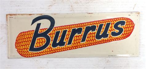 Burrus Seed Corn sign