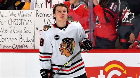 Connor Bedard receives bold text message after he hit the Michiga