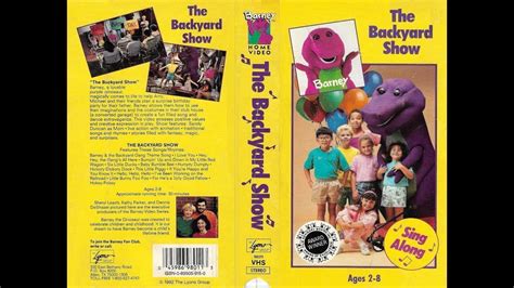 Opening and Closing to Barney - The Backyard Show 1992 VHS - YouTube