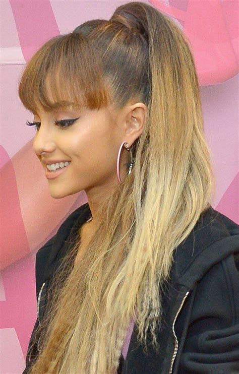 ️Ariana Grande Bangs Hairstyle Free Download| Goodimg.co