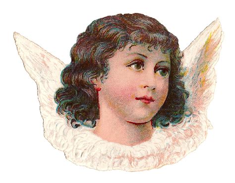 Antique Images: Free Printable Vintage Angel Artwork Illustration Clip Art