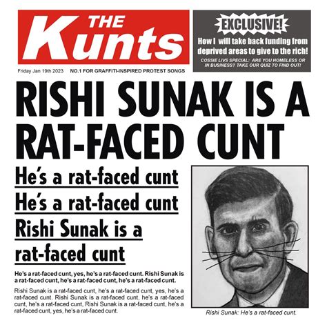 ‎Rishi Sunak is a Rat-Faced C**t - Single - Album by The Kunts - Apple Music