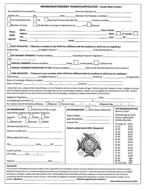 How to Apply for the Auxiliary - VFW Post 9662