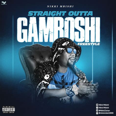 Nikki Mbishi - STRAIGHT OUTTA GAMBOSHI Freestyle cover art | Freestyle, Cover art design, Cover art