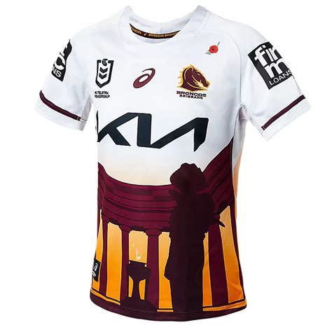 Buy 2024 Brisbane Broncos NRL ANZAC Jersey - Mens - Your Jersey