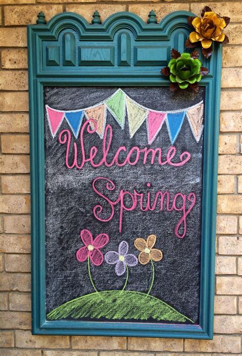 Chalkboard | Spring chalkboard art, Spring chalkboard, Chalkboard art quotes