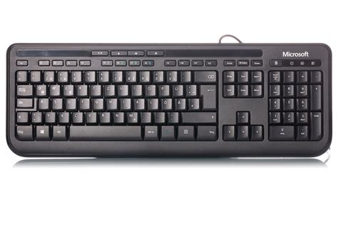 Microsoft Wired Keyboard 600 Black (German) Like new \ German \ Black ...