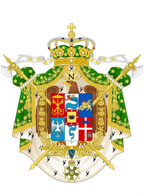 Kingdom of Italy Coat of Arms (under Napoleon Bonaparte) | Kingdom of ...