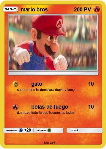 Pokémon mario bros 293 293 - gato - Mi carta pokémon