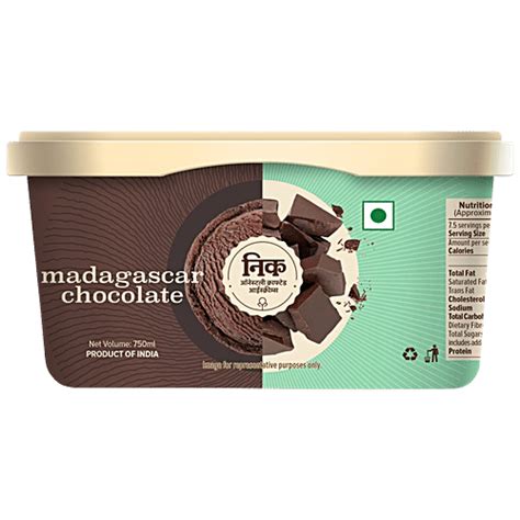 Buy NIC Madagascar Chocolate Ice Cream Online at Best Price of Rs 500 ...