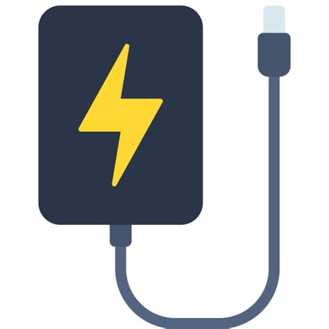 Portable charger - Free technology icons