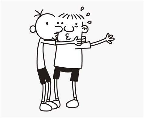 Rowley Jefferson And Greg Heffley , Free Transparent Clipart - ClipartKey