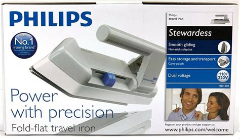 Philips Fold-Flat Travel Iron Hd1301 Dry Dual Voltage 110/220v ,White at Rs 2000/piece | Travel ...