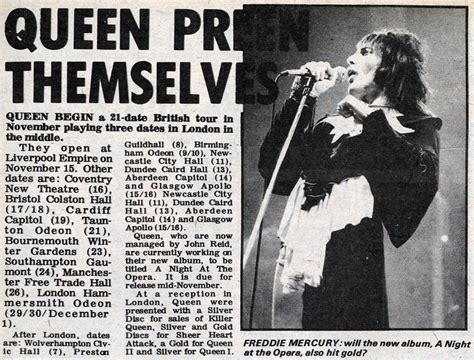 Queen on tour: A Night At The Opera 1975-1976 [QueenConcerts]