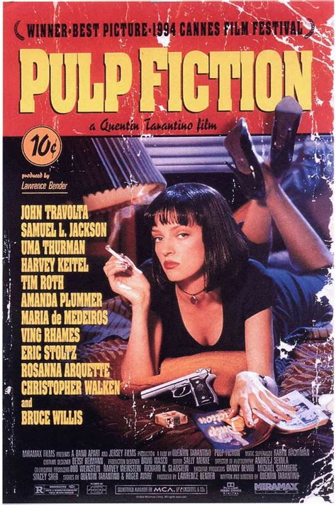 Pulp Fiction Font and Pulp Fiction Poster