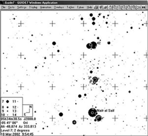 Orion Nebula Map