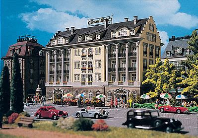 4 Story Hotel Kit HO Scale Model Railroad Building #43772 by Vollmer ...