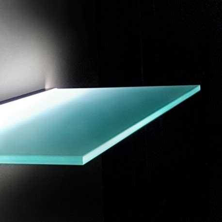 Floating Glass Shelves With Lights - All Sizes Available | London UK