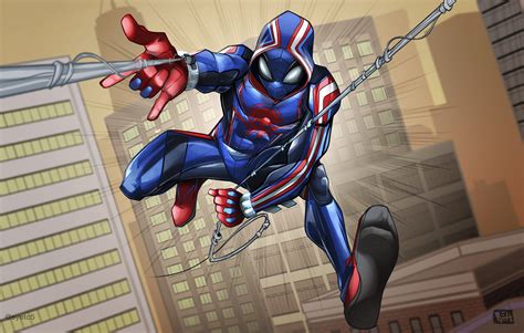 ArtStation - Miles Morales 2099 suit