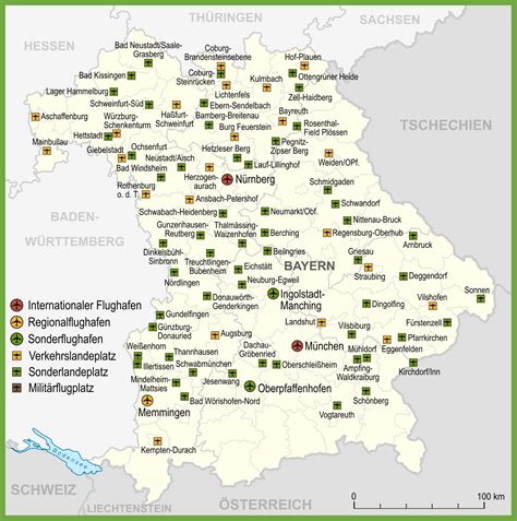 Map Of Bavaria Germany With Cities | Cities And Towns Map