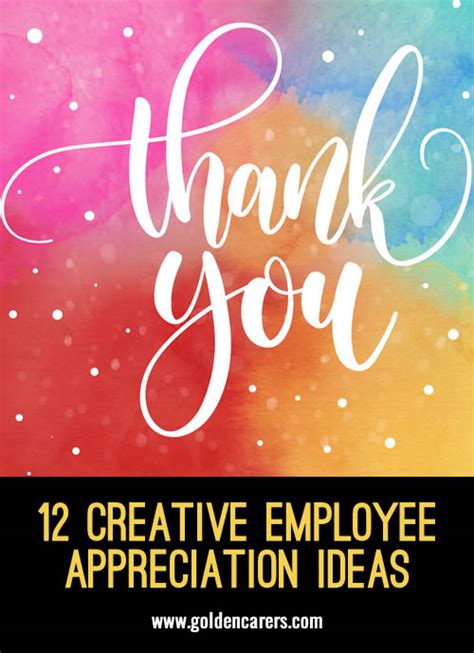 12 Creative Employee Appreciation Ideas