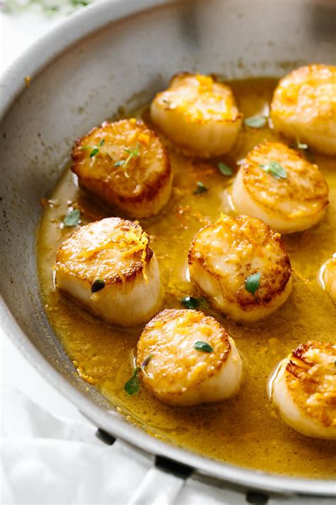 Scallops with Citrus Ginger Sauce