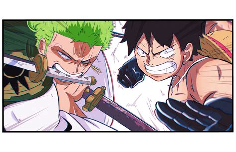 One Piece Zoro Vs Luffy