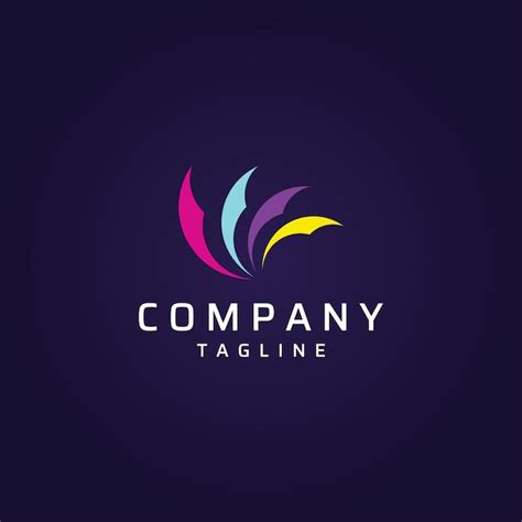 Premium Vector | Abstract colorful logo digital printing printing services media technology and ...