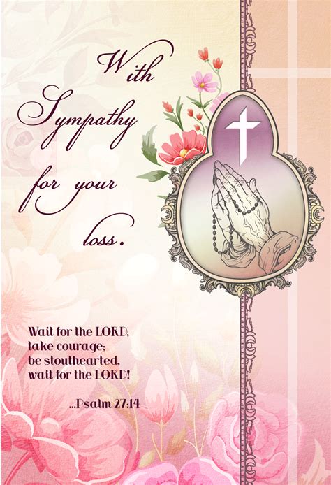 Sympathy - Religious Cards - SY80 Pack of 12 2 designs