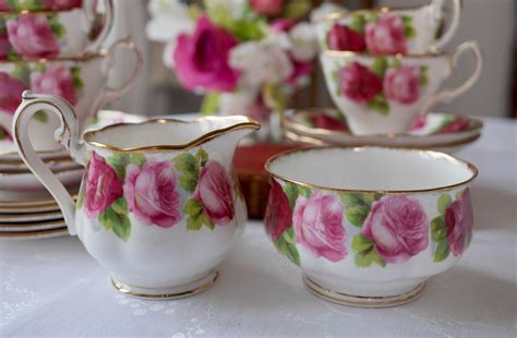 Bring Back Tea Time | An Old English Rose Tea Set Serves 6