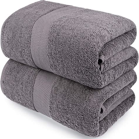 Luxury Bath Sheet Towels Extra Large 35x70 Inch | 2 Pack, Grey - Walmart.com - Walmart.com