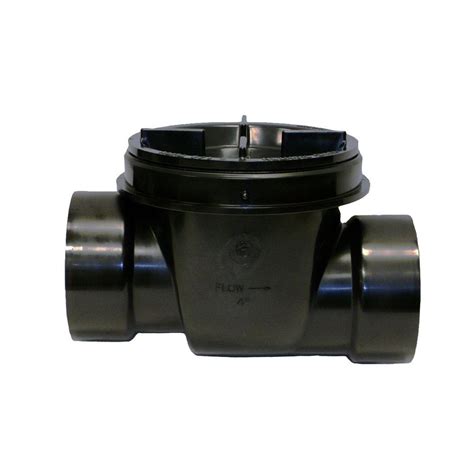 4 in. ABS Backwater Valve-475 - The Home Depot