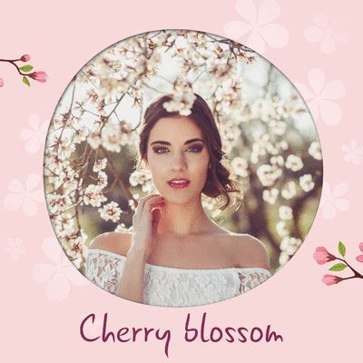 Animated cherry blossom Design Template | Pixiz