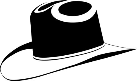 cowboy hat silhouette clipart - Clipground