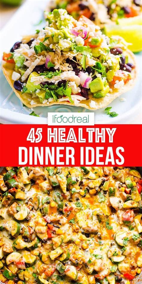 Welcome to my collection 45 quick healthy dinner ideas. From chicken ...