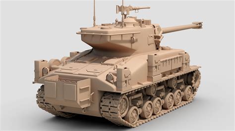 M51 Super Sherman 3D Model $179 - .max .obj .fbx .3ds - Free3D