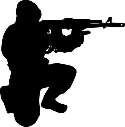 Soldier Military Army - silhouettes png download - 983*1000 - Free ...