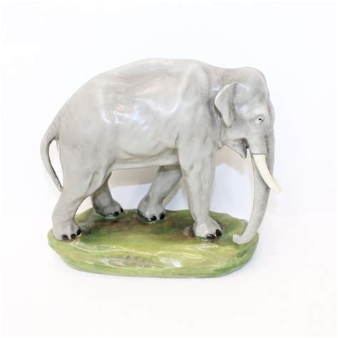 Porcelain Elephant - Etsy