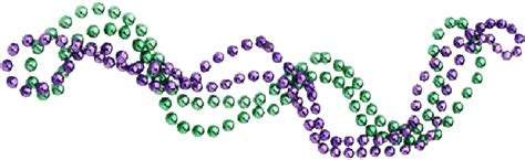 ดาวน์โหลดฟรี Mardi Gras Beads PNG