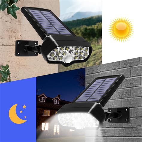 outdoor motion sensor led security lights 3 head led security lights motion outdoor motion ...