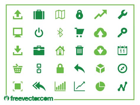 Web And Technology Icons Vector Art & Graphics | freevector.com