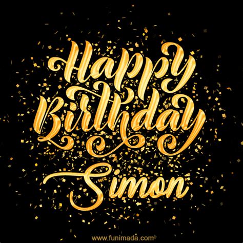 Happy Birthday Simon GIFs - Download on Funimada.com