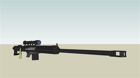 M82A2 Barret .50 Caliber Sniper Rifle | 3D Warehouse