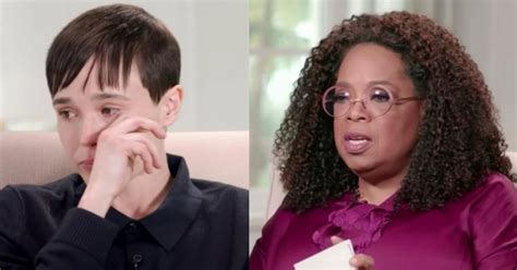 Elliot Page Tears Up Talking To Oprah About 'Joy' Of Transitioning: VIDEO - Comic Sands