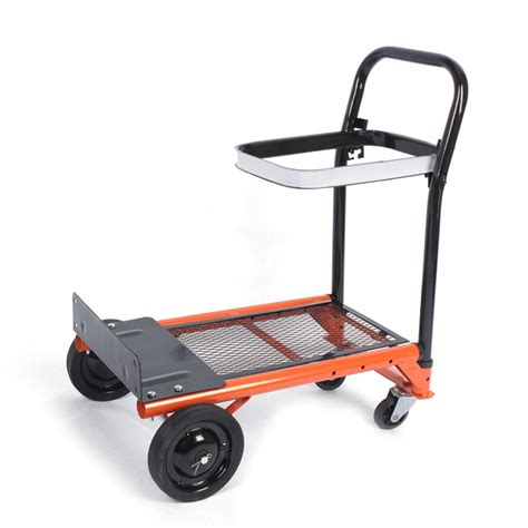 80kg Heavy Duty Folding Hand Truck Bag Sack Trolley Barrow Cart Garden Platform Trolley Home ...