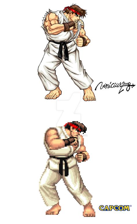 RYU : STREET FIGHTER II by viniciusmt2007 on DeviantArt