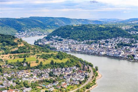 Famous Popular Wine Village of Boppard at Rhine River,middle Rhine ...