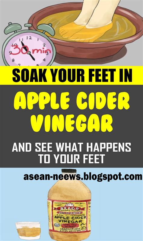 SOAK YOUR FEET IN VINEGAR ONCE A WEEK, AND YOU WILL SEE HOW ALL YOUR DISEASES DISAPPEAR - HEALTH ...