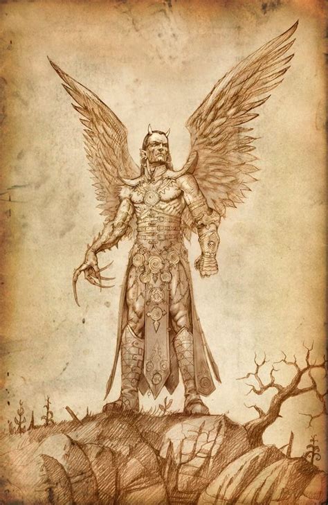 Belial – game story | Character art, Fallen angel, Occult art